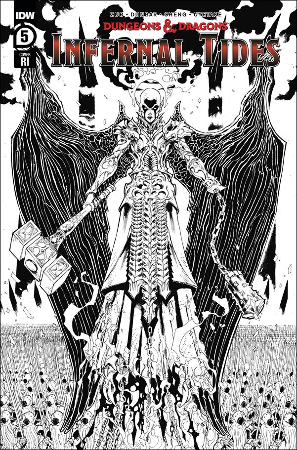 Dungeons & Dragons: Infernal Tides issue 5-C Max Dunbar 1:10 Black & White Cover