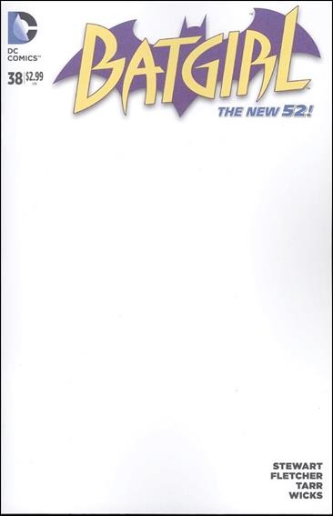 Batgirl (2011) issue 38-C Blank/Sketch Cover