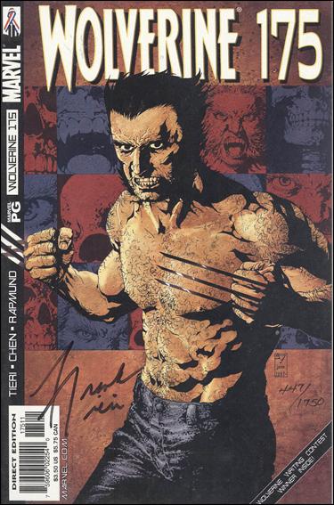 Wolverine (1988)  issue 175-B DF (Signed by Frank Tieri) 1/1750