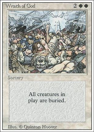 Magic the Gathering: Revised (Base Set) card 46 Wrath of God