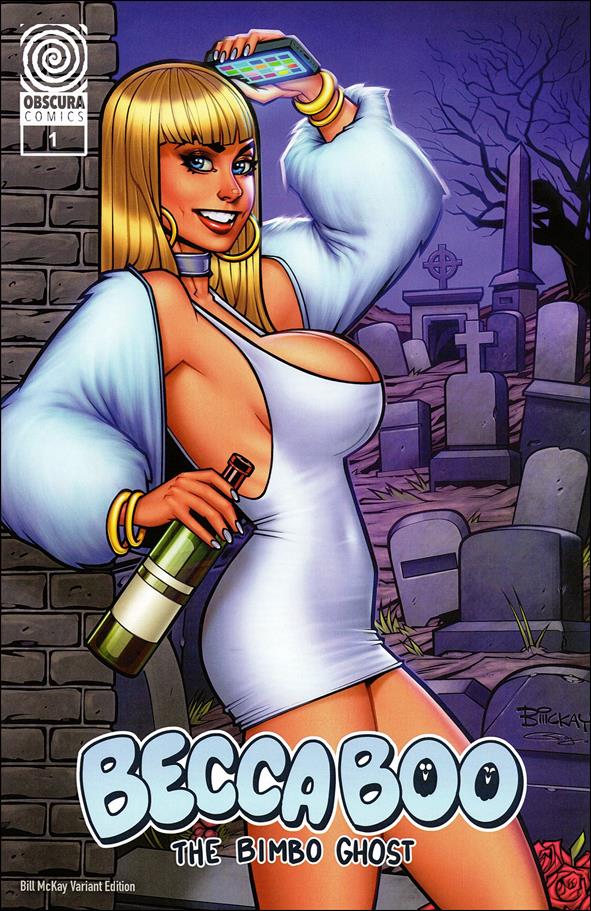 Becca Boo, the Bimbo Ghost issue 1-C Bill McKay Cover 1/90