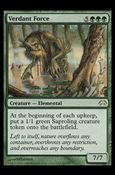 Magic the Gathering: Planechase (Base Set) card 81 Verdant Force