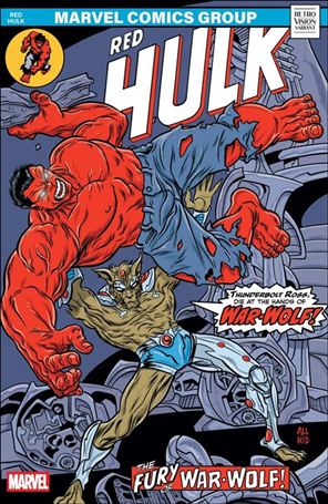 Red Hulk (2025) issue 6-B Michael Allred RetroVision Cover
