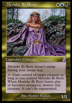Magic the Gathering: Time Spiral (Timeshifted Subset) card 95 Merieke Ri Berit