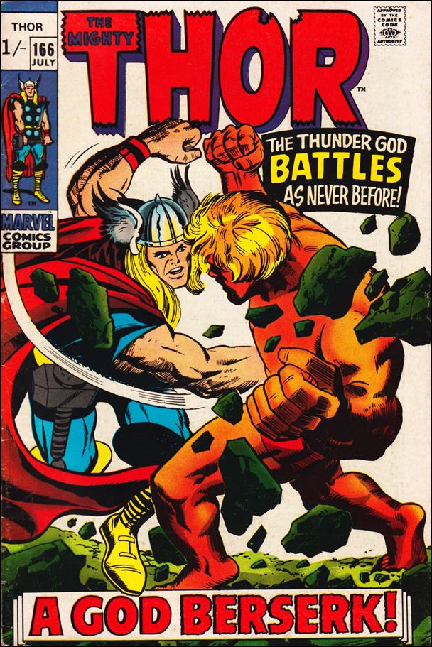 Thor (1966) issue 166-B UK Price Cover
