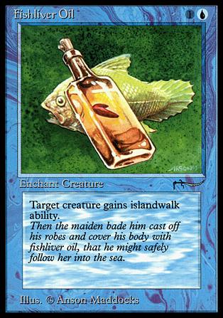 Magic the Gathering: Arabian Nights (Base Set) card 13 Fishliver Oil