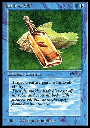 Magic the Gathering: Arabian Nights (Base Set) card 13 Fishliver Oil