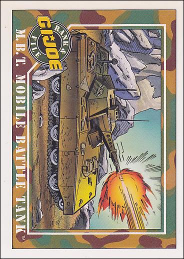G.I. Joe (Base Set) card 11 M.B.T. Mobile Battle Tank (Mauler)