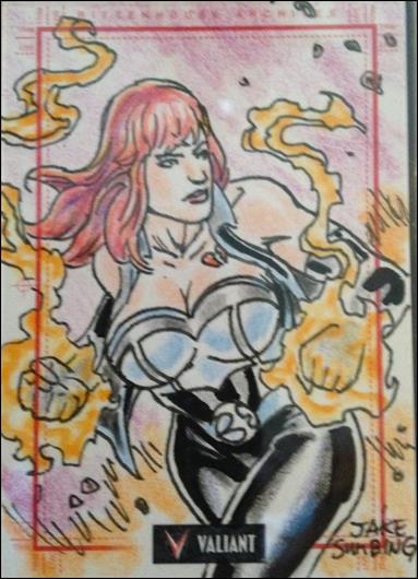 2013 Valiant Comics Preview Trading Card Set (Sketch Card Subset) card JSu-08