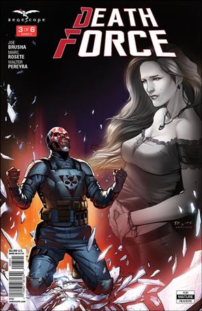Death Force issue 3-D Marc Rosete Cover