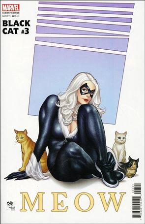 Black Cat (2019) issue 3-D Frank Cho 1:50 Cover