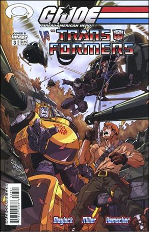 G.I. Joe vs the Transformers (2003) issue 3-B Mark Brooks Cover