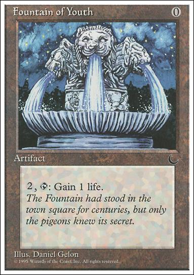 Magic the Gathering: Chronicles (Base Set) card 98 Fountain of Youth