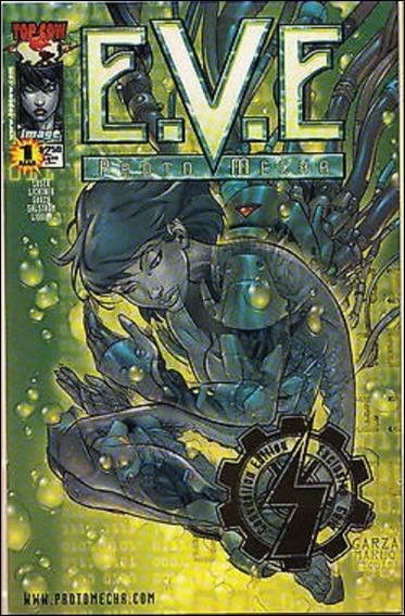 E.V.E. Protomecha issue 1-F Ale Garza Convention Edition Gold Cover