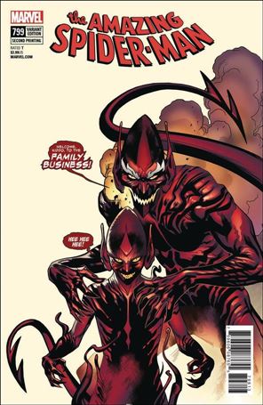 Amazing Spider-Man (1963) issue 799-E Stuart Immonen Cover (2nd Printing)