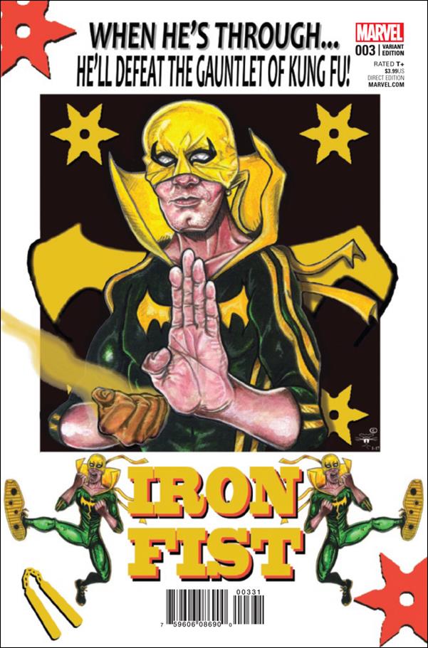 Iron Fist (2017) issue 3-C Andre LeRoy Davis Cover
