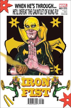 Iron Fist (2017) issue 3-C Andre LeRoy Davis Cover