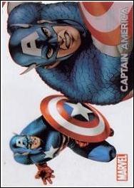 70 Years of Marvel Comics ("Clearly" Heroes Acetate Subset) card PC1 Captain America