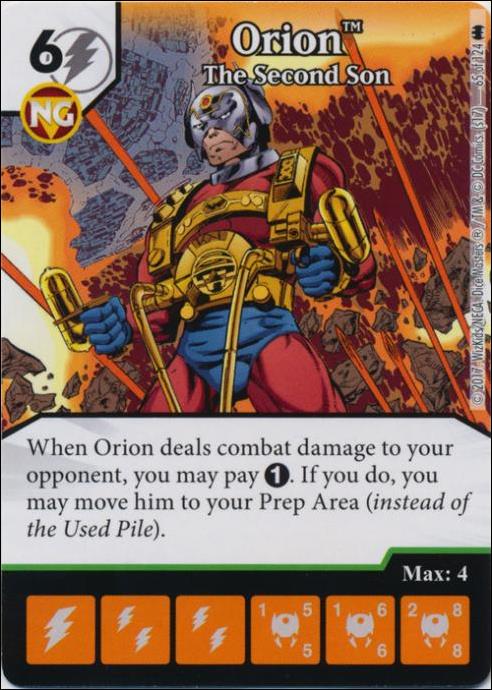 DC Comics Dice Masters Batman card 65 Orion: The Second Son