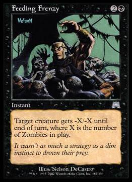 Magic the Gathering: Onslaught (Base Set) card 147 Feeding Frenzy