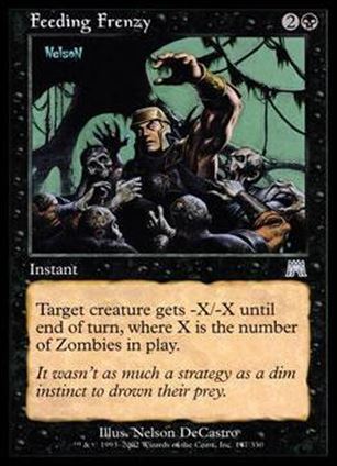 Magic the Gathering: Onslaught (Base Set) card 147 Feeding Frenzy