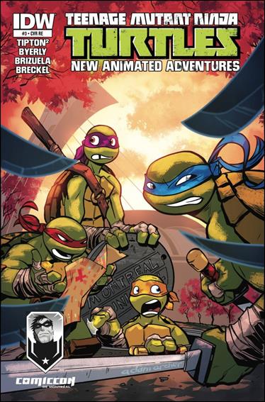 Teenage Mutant Ninja Turtles New Animated Adventures issue 3-C Adam Archer Montreal Comiccon Cover