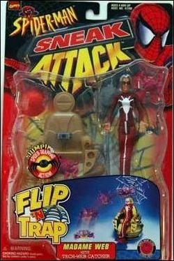 Spider-Man: Sneak Attack (Flip 'n Trap) figure 1 Madame Web