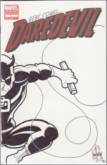 Daredevil (2011) issue 1-G DF Set (Signed & Remarked by Ken Haeser) 1/50
