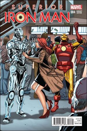 Superior Iron Man issue 4-B Salvador Larroca 1:20 Welcome Home Cover