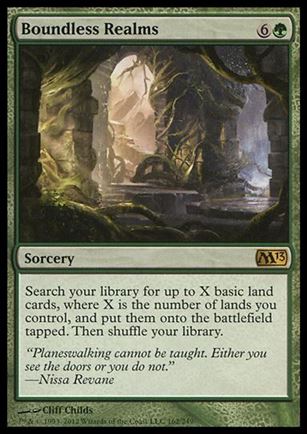 Magic the Gathering: 2013 Core Set (Base Set) card 162 Boundless Realms