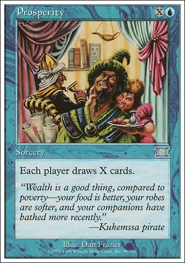 Magic the Gathering: 6th Edition (Base Set) card 89 Prosperity