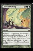 Magic the Gathering: Ravnica (Base Set)  card 156 Chord of Calling