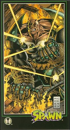 Spawn: Widevision (Base Set) card 31 Overtkill Makes an Entrance