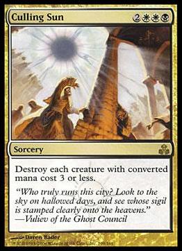Magic the Gathering: Guildpact (Base Set) card 109 Culling Sun