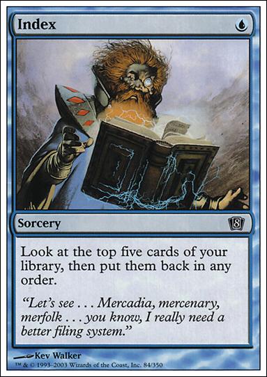 Magic the Gathering: 8th Edition (Base Set) card 84 Index