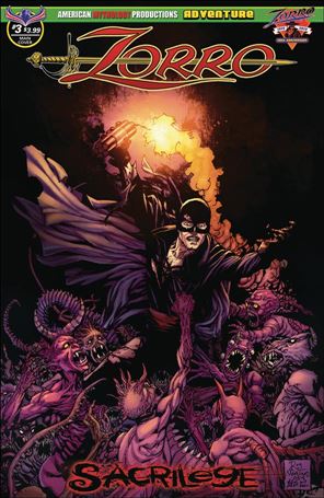Zorro: Sacrilege issue 3 Roy Allen Martinez Standard Cover