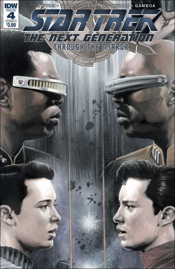 Star Trek: The Next Generation: Through The Mirror issue 4 J.K. Woodward Cover