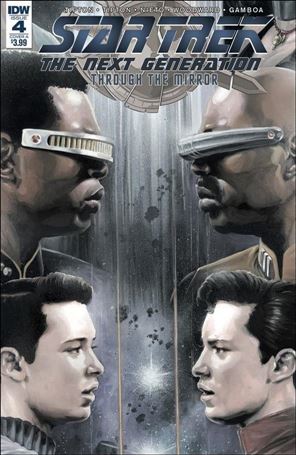 Star Trek: The Next Generation: Through The Mirror issue 4 J.K. Woodward Cover