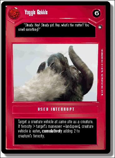 Star Wars: Hoth Limited (Base Set) card 56 Yakkle Gakkle