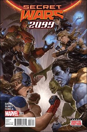 Secret Wars 2099 issue 3 Dave Rapoza Cover