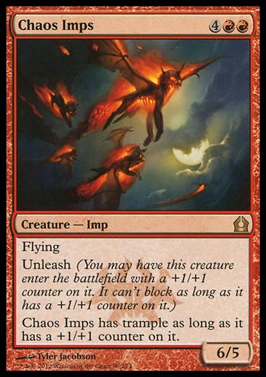 Magic the Gathering: Return to Ravnica (Base Set) card 90 Chaos Imps