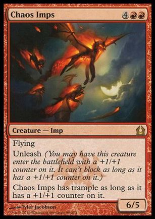 Magic the Gathering: Return to Ravnica (Base Set) card 90 Chaos Imps