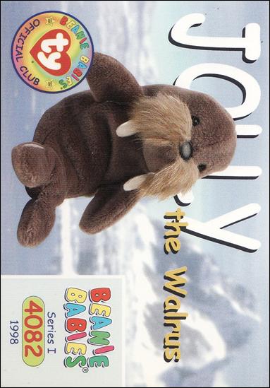 Beanie Babies Series 1 (Base Set) card 92 Jolly the Walrus