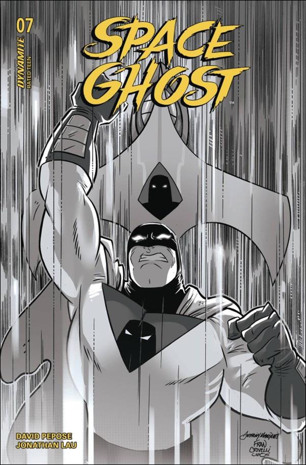 Space Ghost (2024) issue 7-I Anthony Marques B&W 1:20 Line Art Cardstock Cover