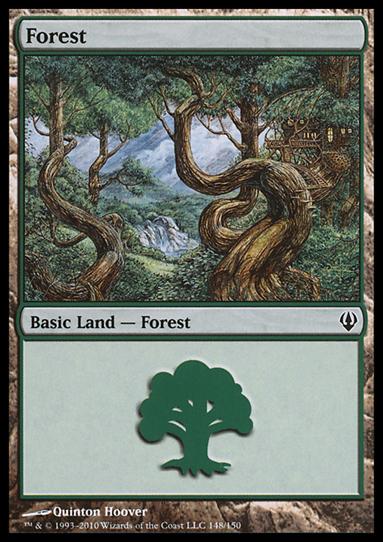 Magic the Gathering: Archenemy (Base Set) card 148 Forest