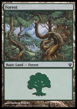 Magic the Gathering: Archenemy (Base Set) card 148 Forest