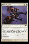 Magic the Gathering: Avacyn Restored (Base Set) card 26 Leap of Faith