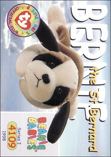 Beanie Babies Series 1 (Base Set) card 52 Bernie the St. Bernard