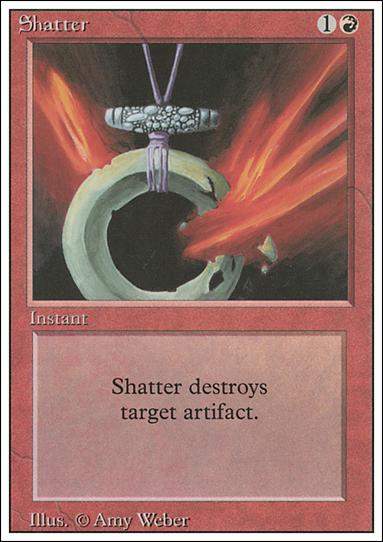 Magic the Gathering: Revised (Base Set) card 175 Shatter