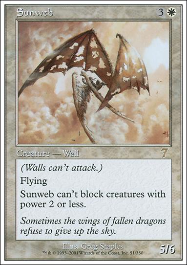 Magic the Gathering: 7th Edition (Base Set) card 51 Sunweb